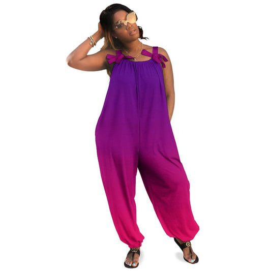 Violet Ombré Spaghetti Strap Jumpsuit
