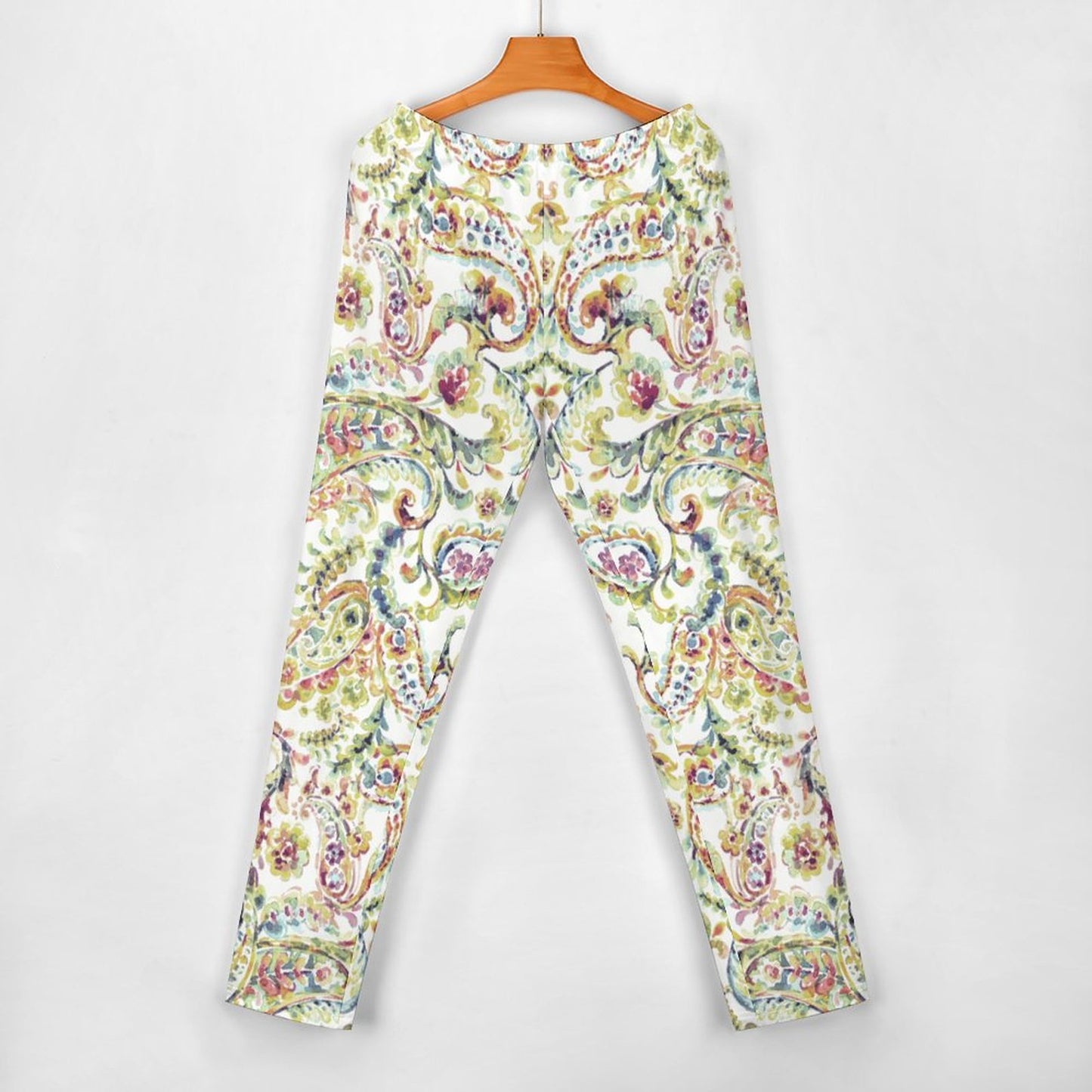 Watercolor Paisley Diagonal Shoulder Two Piece Set