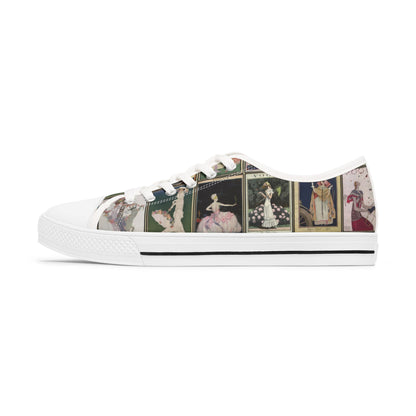 Vintage VOGUE Magazine Covers (1913-1924), Women's Low Top Sneakers