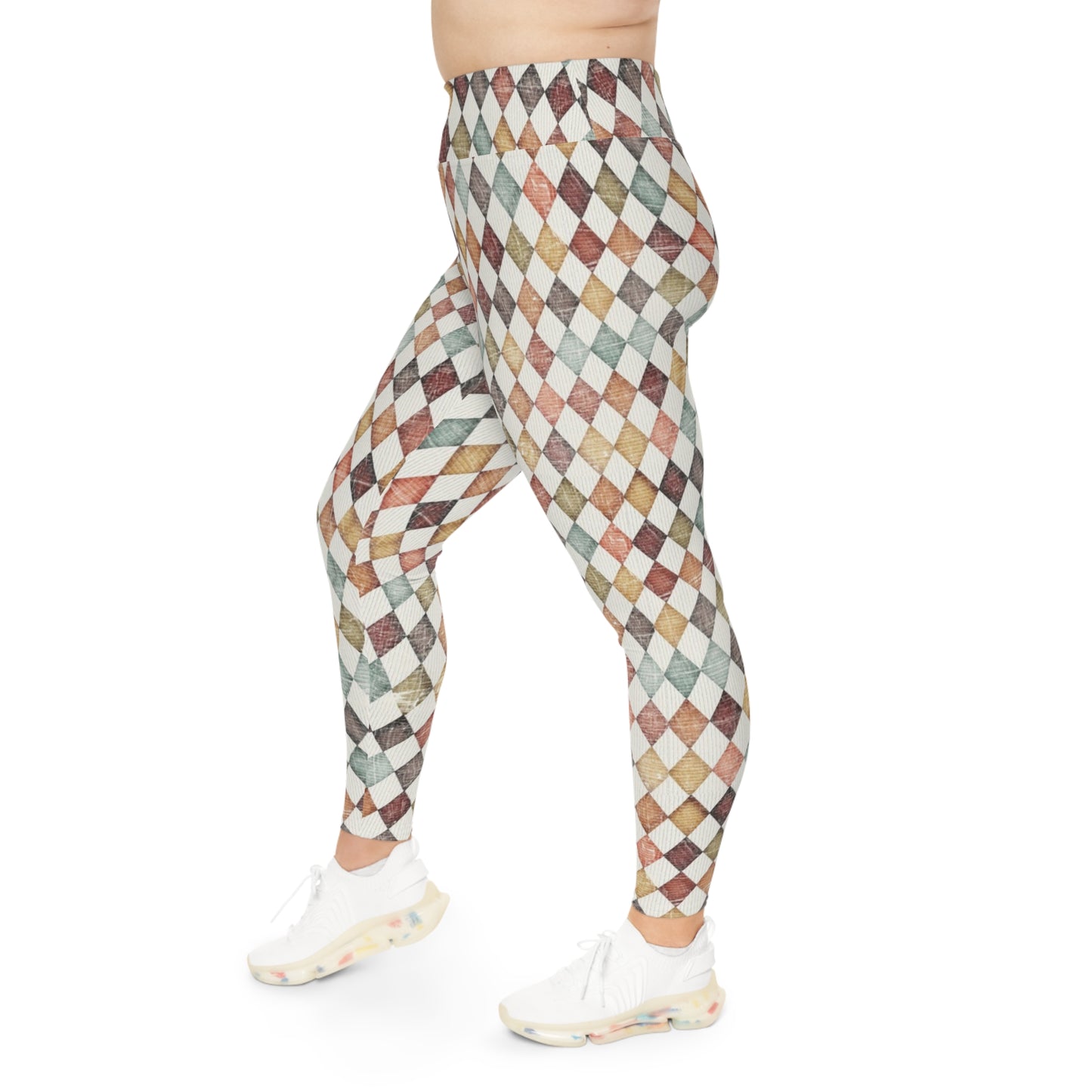 Jewel of Diamonds Plus Size Leggings