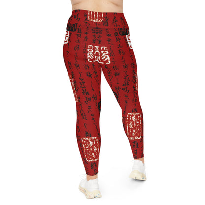 Take-Out Menu Plus Size Leggings