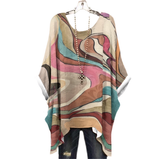 Sahara Sands Women's Bat Sleeve Shirt