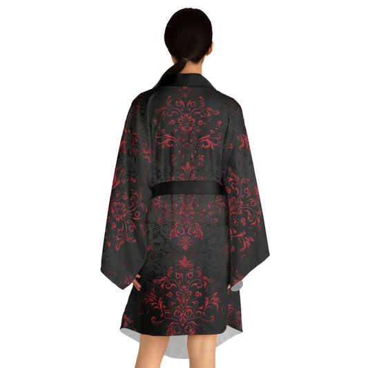 Gothic Romance Long Sleeve Kimono Robe