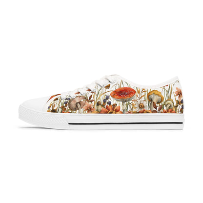 Fungi Fall Women's Low Top Sneakers