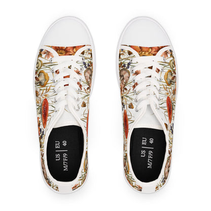 Fungi Fall Women's Low Top Sneakers