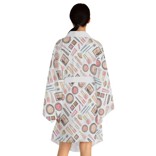 Cosmétique Long Sleeve Kimono Robe