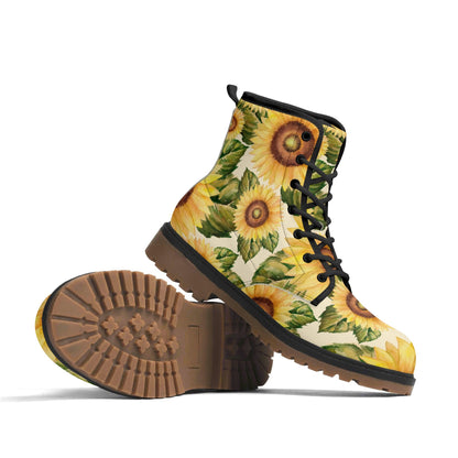 In Bloom Womens Upgraded Brown Outsole Leather Boots