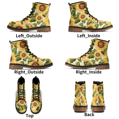 In Bloom Womens Upgraded Brown Outsole Leather Boots