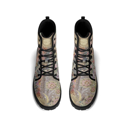 Radiate Love Womens Upgraded Black Outsole Leather Boots