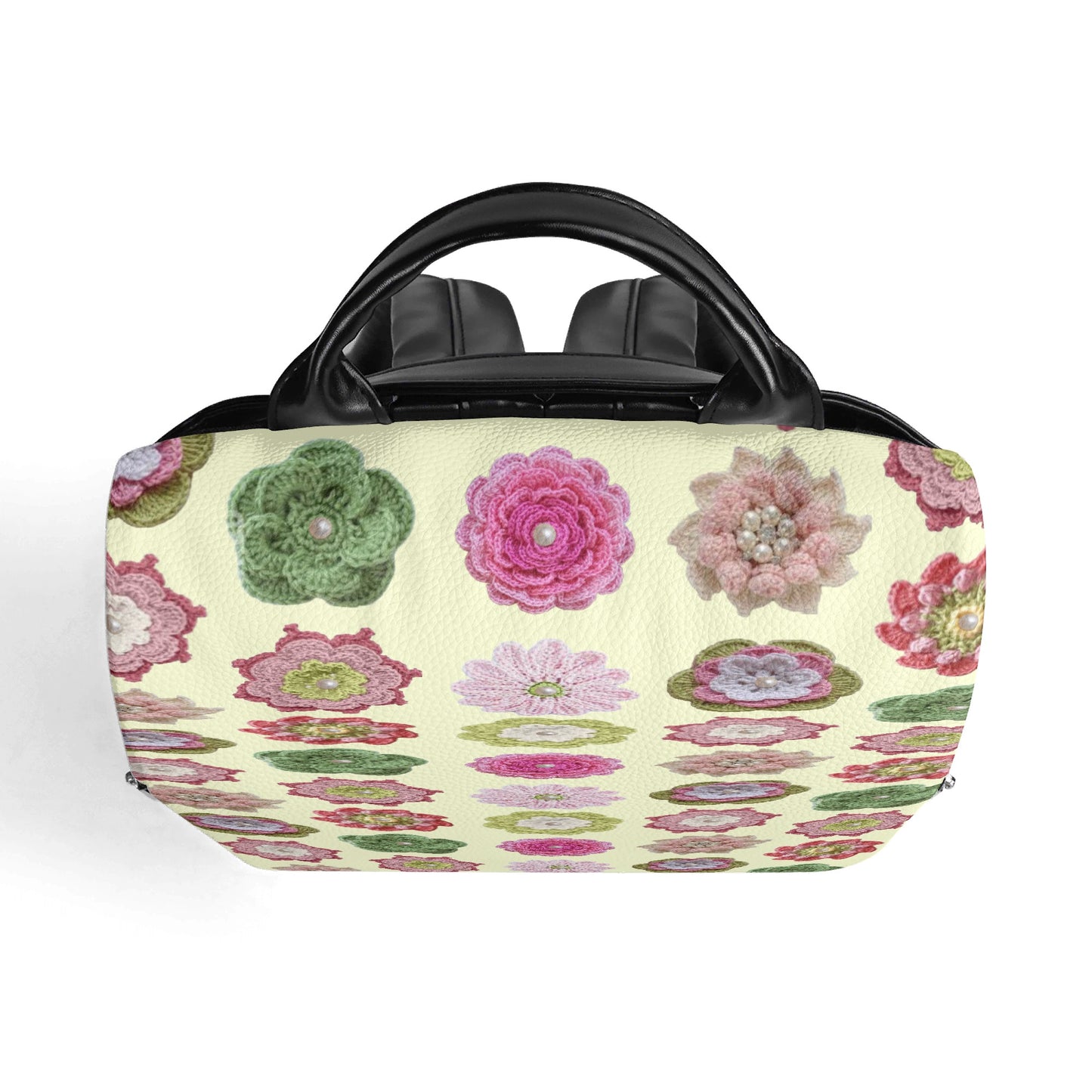 Crochet Bouquet Travel Daypack Anti-theft Backpack