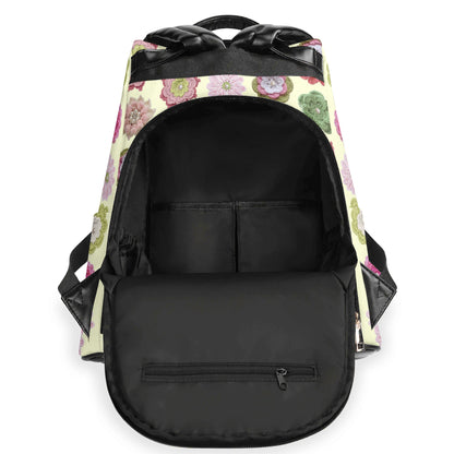 Crochet Bouquet Travel Daypack Anti-theft Backpack