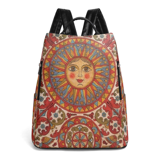 Feminine Warmth (Russian Folk Art) Travel Daypack Anti-theft Backpack