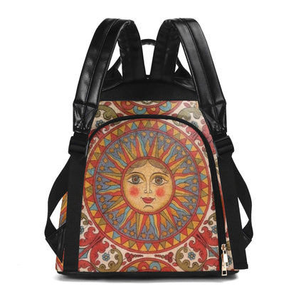 Feminine Warmth (Russian Folk Art) Travel Daypack Anti-theft Backpack