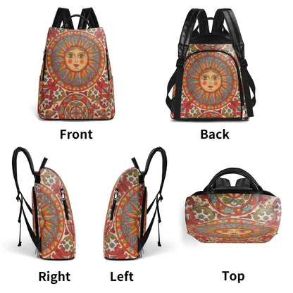 Feminine Warmth (Russian Folk Art) Travel Daypack Anti-theft Backpack