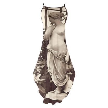 Garden Godess Womens Elegant Sleeveless Evening Dress