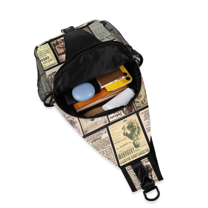 Old Time Remedies Chest Crossbody Bag with Adjustable Strap