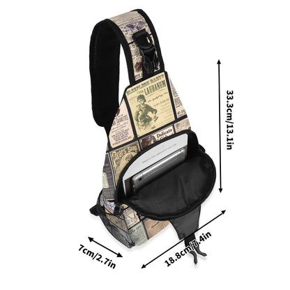 Old Time Remedies Chest Crossbody Bag with Adjustable Strap