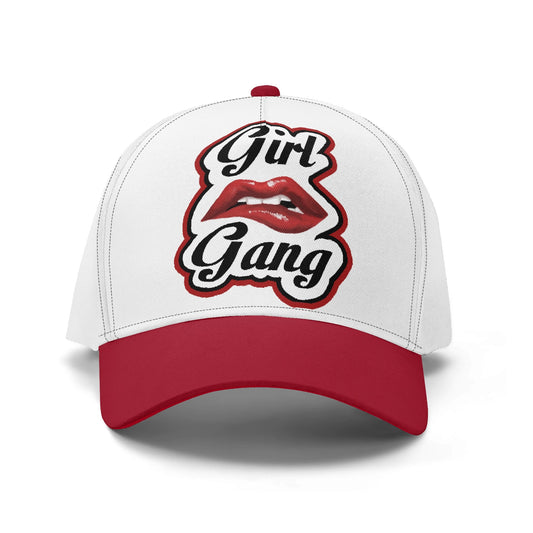 “Girl Gang” (red & white) Baseball Cap