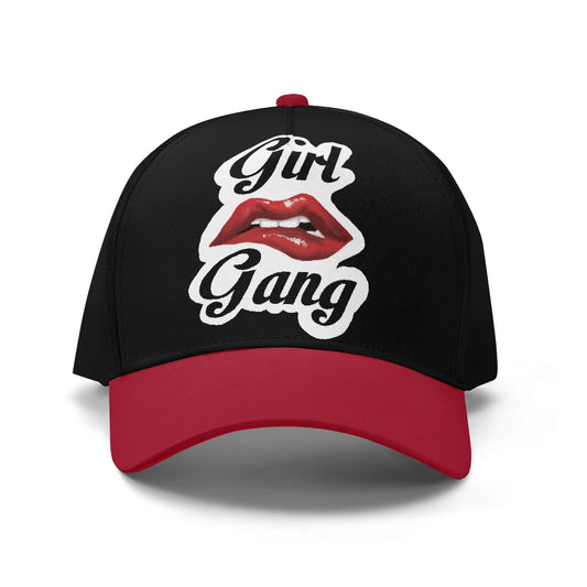 “Girl Gang” (red & black) Baseball Cap
