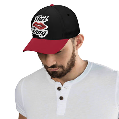 “Girl Gang” (red & black) Baseball Cap