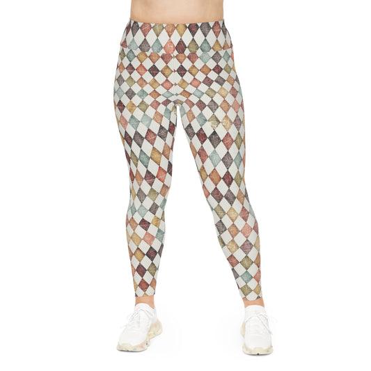 Jewel of Diamonds Plus Size Leggings