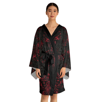 Gothic Romance Long Sleeve Kimono Robe