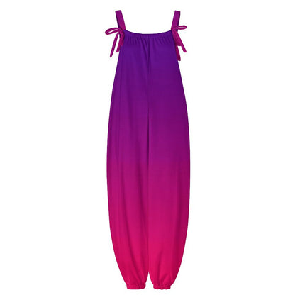 Violet Ombré Spaghetti Strap Jumpsuit
