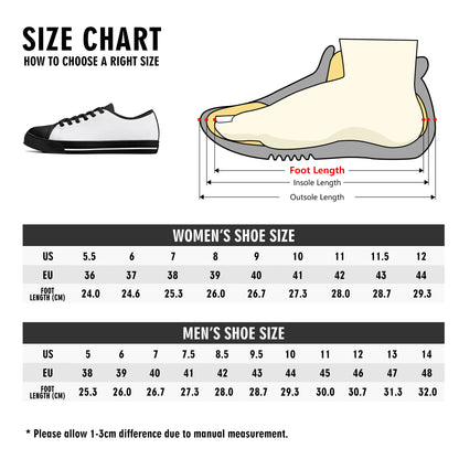 Vintage LIFE Magazine Covers (1924-1929) Womens Low Top Canvas Shoes - Customized Tongue