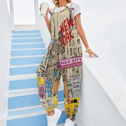 Color Me NYC Spaghetti Strap Jumpsuit