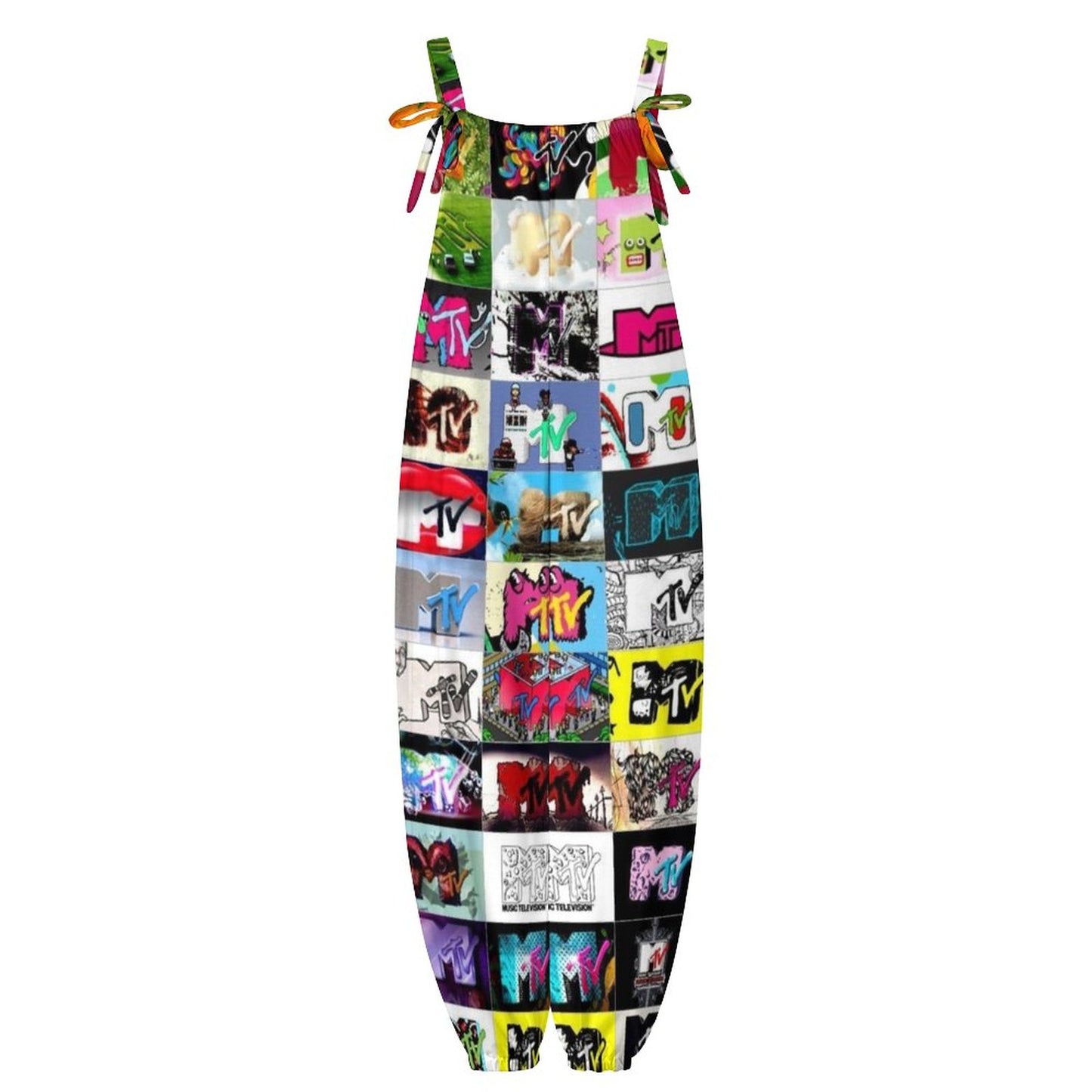 I Want My MTV Spaghetti Strap Jumpsuit