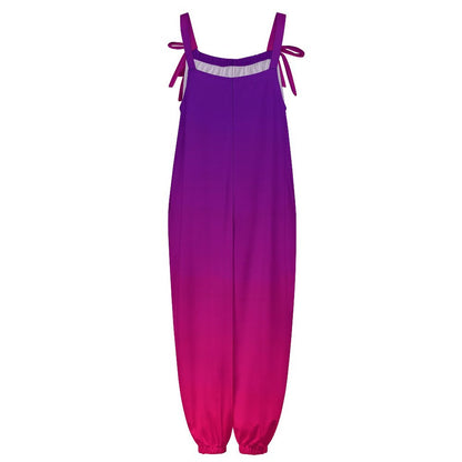 Violet Ombré Spaghetti Strap Jumpsuit
