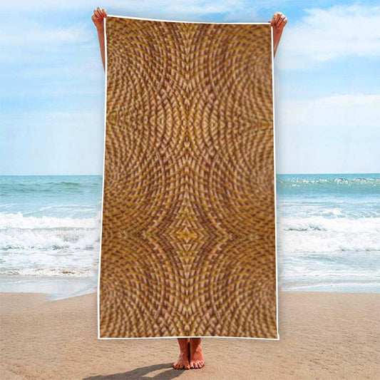 Wicker Weave (50.1”X 70.9”) Rectangular Beach Towel