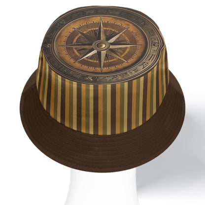 Feminine Warmth (Russian Folk Art) Double-Side Print Bucket Hat