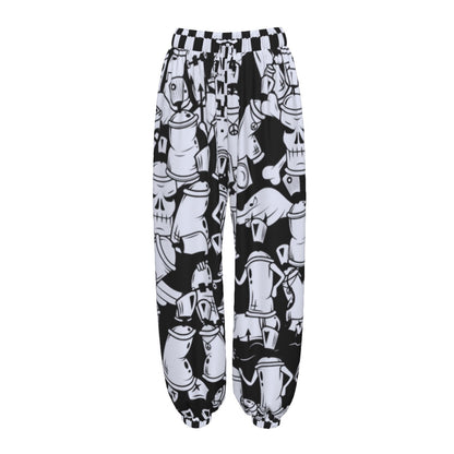 Graffititude Women's Carrot Pants with Pockets