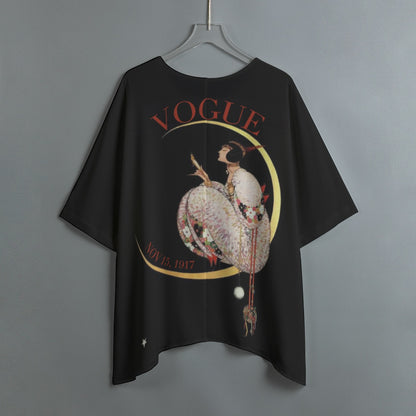 Vintage VOGUE Magazine Cover Nov. 15, 1917 Women's Bat Sleeve Shirt