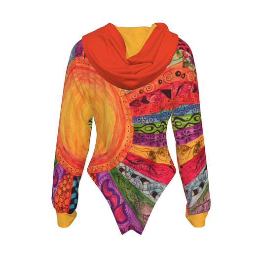 Bright & Shinning Soul Women's Raglan Sleeve Hooded Bodysuit