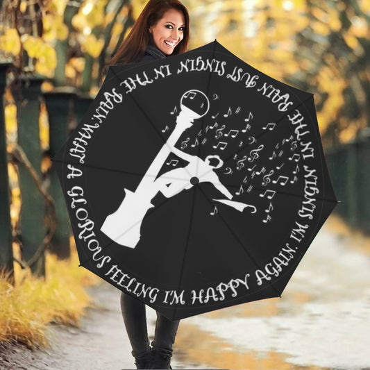 Singing In the Rain (black) Umbrella