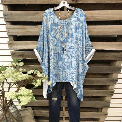 Rococo Denim Women's Bat Sleeve Shirt