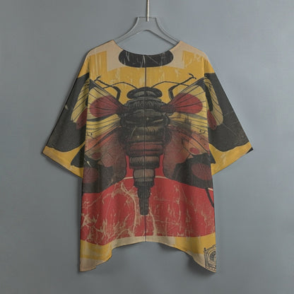 Mustard Moth Women's Bat Sleeve Shirt