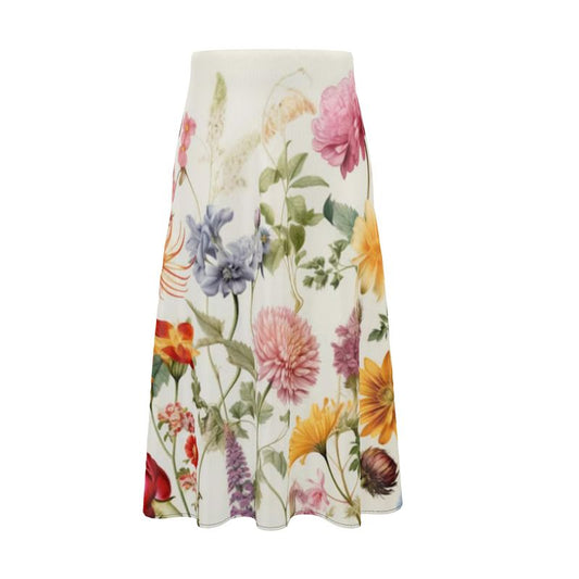 May Flowers Midi Skirt-2 fabric selections