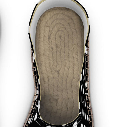 B&W Polka Dot Espadrilles