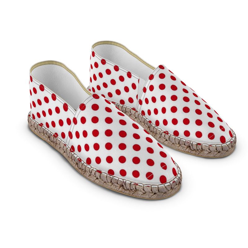 Red Polka Dot Espadrilles