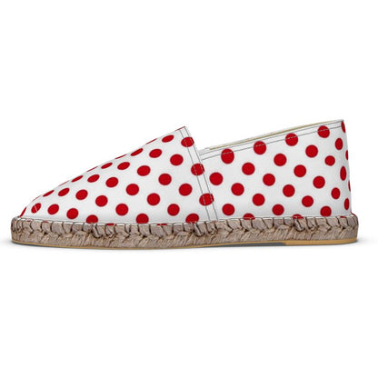 Red Polka Dot Espadrilles