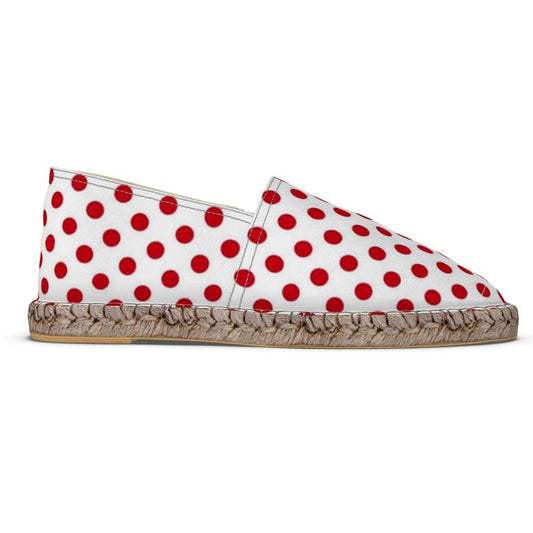 Red Polka Dot Espadrilles