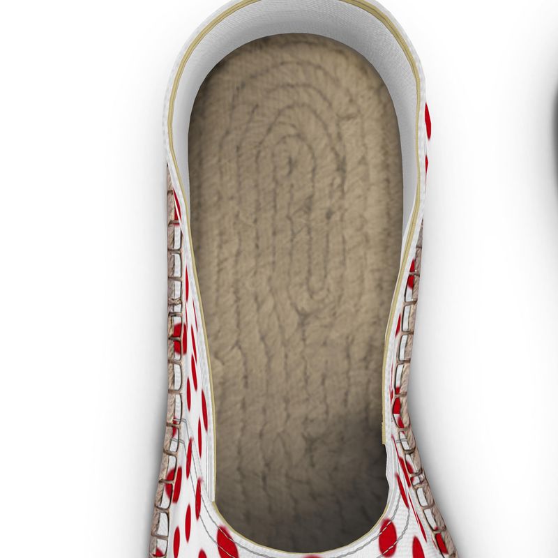 Red Polka Dot Espadrilles