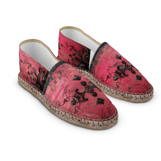 Gothic Crimson Espadrilles