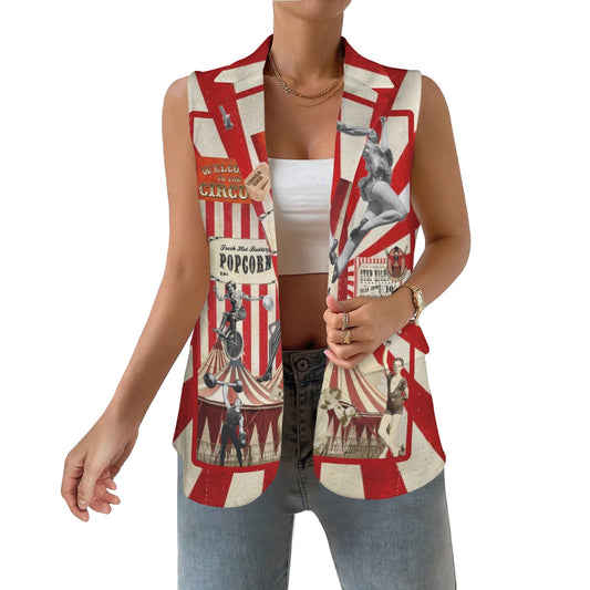 Barnum & Bailey’s Women Sleeveless Suit Vest