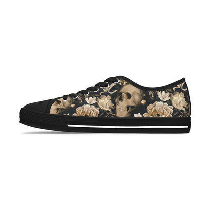 Skull & Roses Women's Low Top Sneakers
