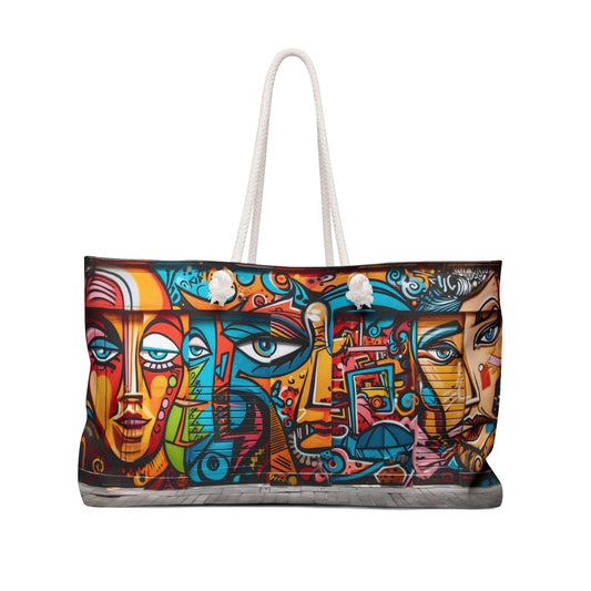 Graffiti Walk Weekender Bag