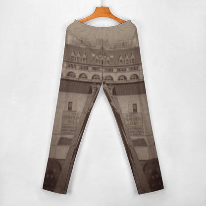 Brooklyn Bridge, 18 Stories Above Fifth Avenue (1906) Diagonal Shoulder Two Piece Set